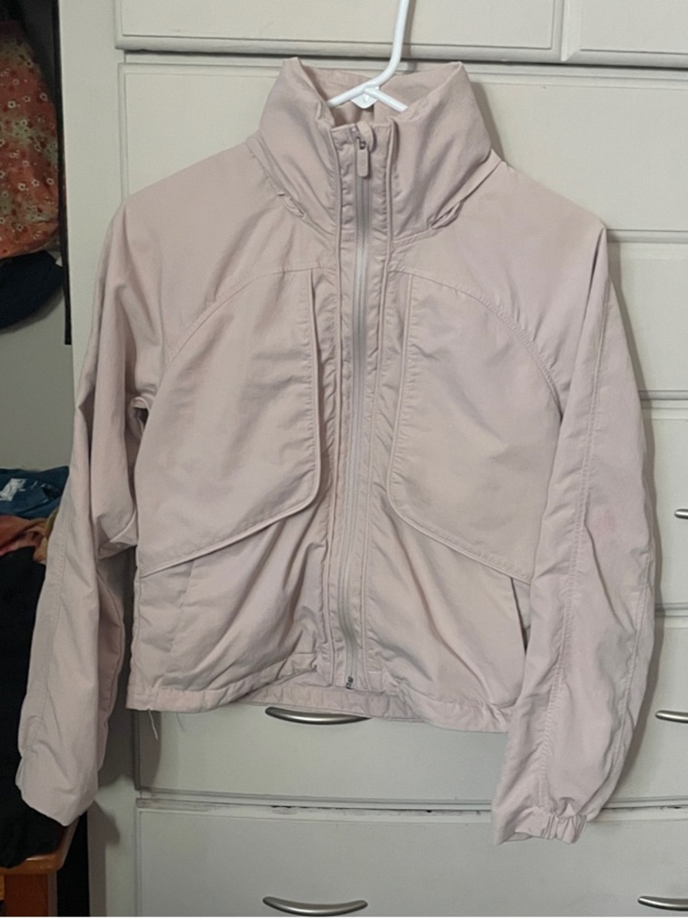 lululemon athletica always effortless jacket in dusty pink